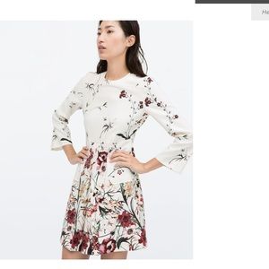 Zara print dress